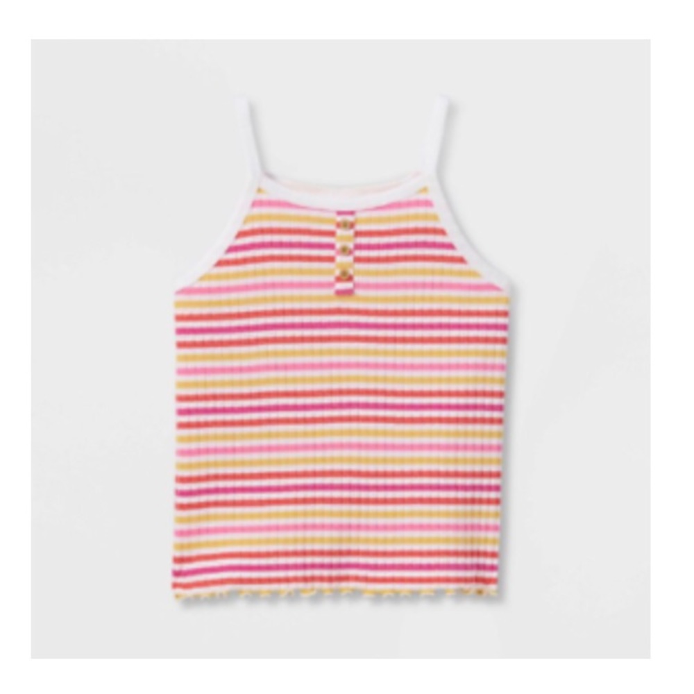 Girls' Rib Knit Tank Top